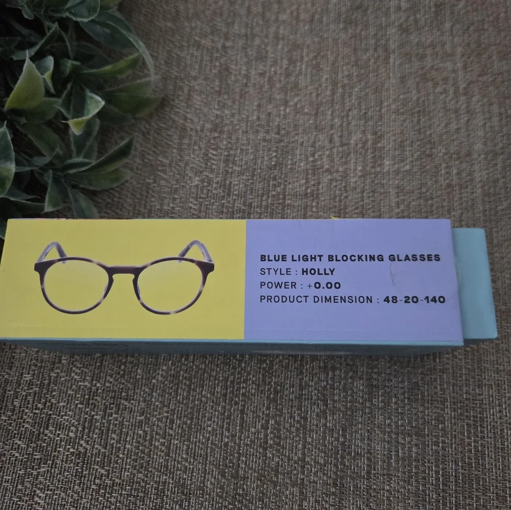 Flower Blue Light Blocking Glasses - Black